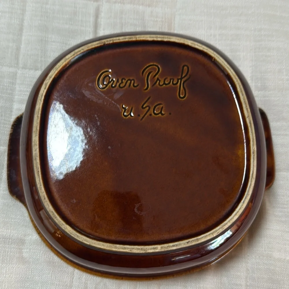 Brown Ceramic Baking Dish